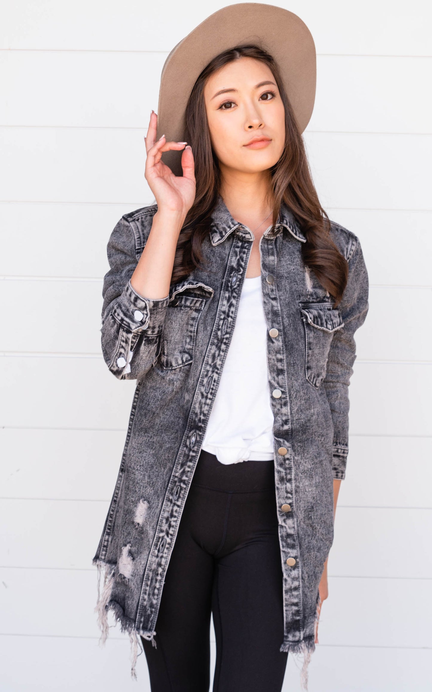 black denim jacket 