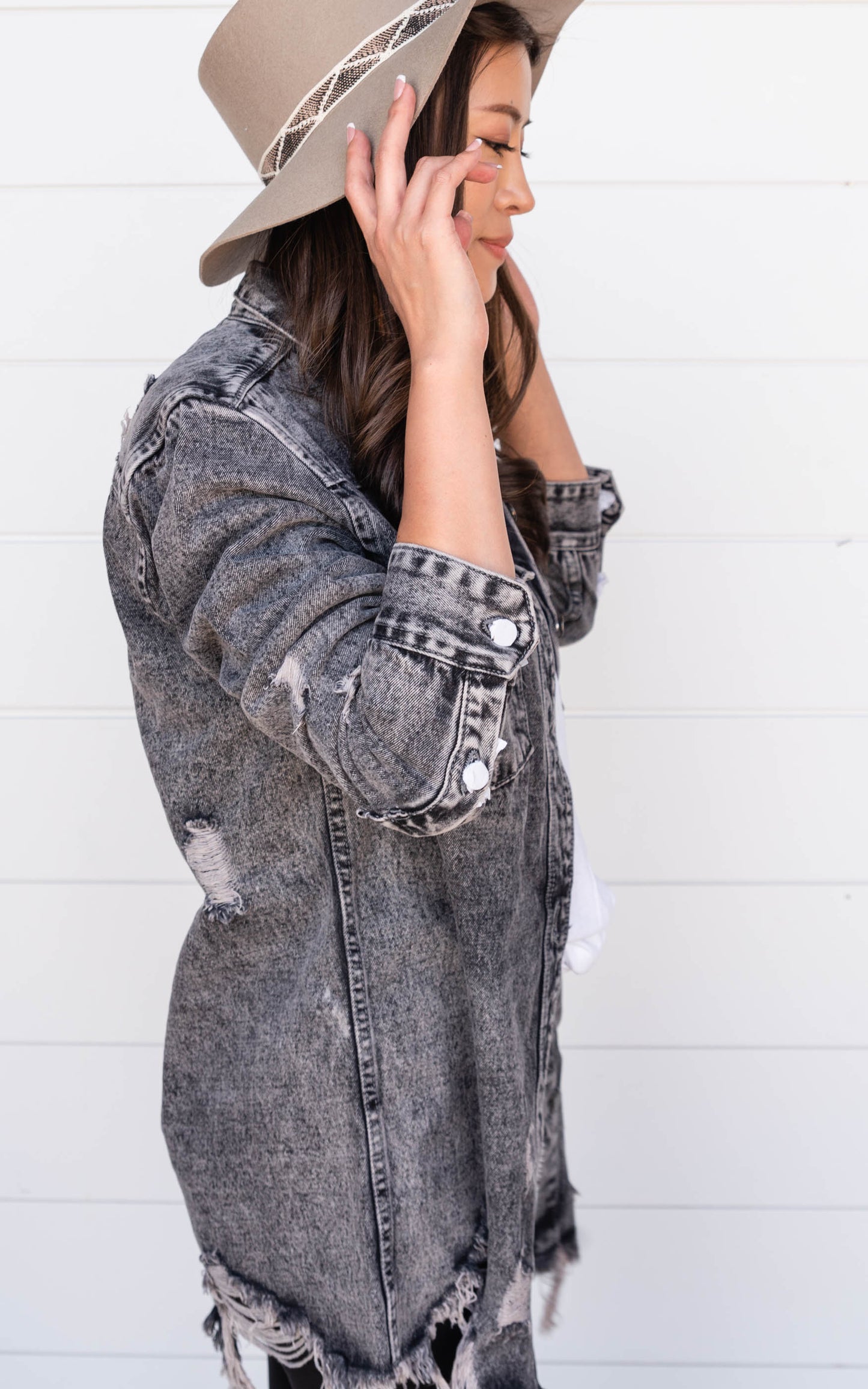 faded wash denim jacket 