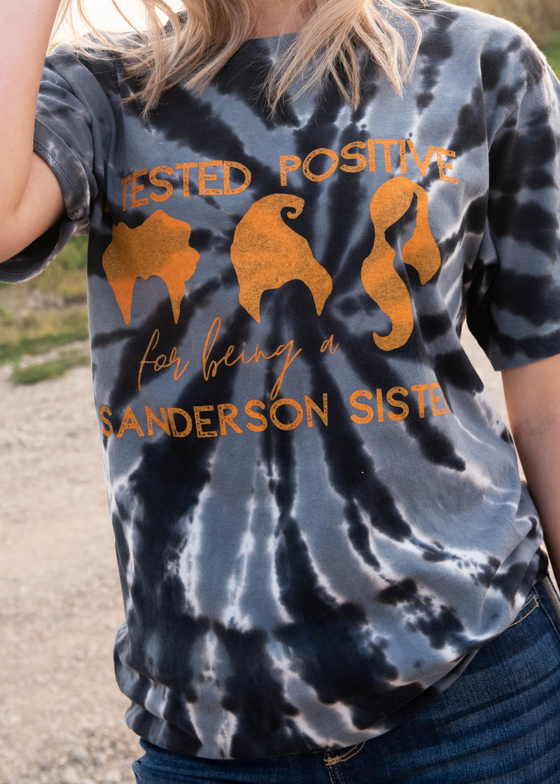  I Tested Positive for Sanderson Sister Tie Dye T-Shirt, CLOTHING, BAD HABIT APPAREL, BAD HABIT BOUTIQUE 