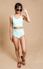 mint 2 piece swimsuit