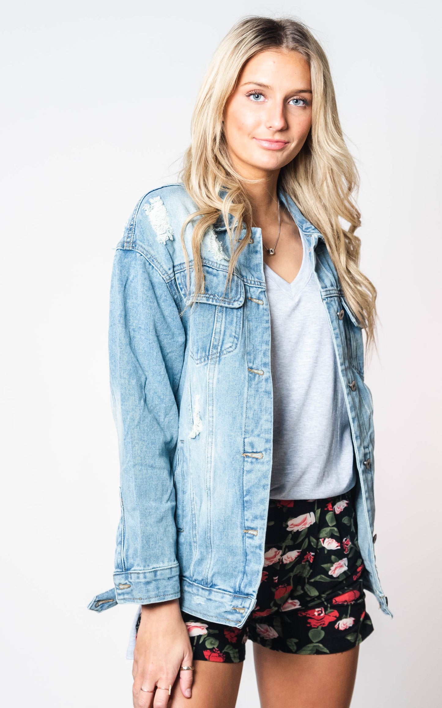  Your Boyfriends Oversized Denim Jacket, CLOTHING, VERVERET, BAD HABIT BOUTIQUE 