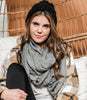 Open Grid Infinity Scarf | FINAL SALE