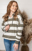 Fisher Island Striped Hoodie **