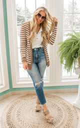 striped cardigans for women 