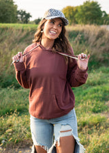  Double String Solid Hoodie - PREORDER, CLOTHING, S&S, BAD HABIT BOUTIQUE 