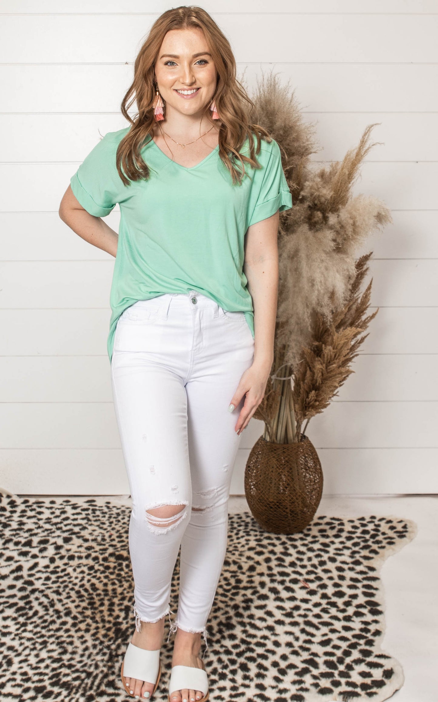 green mint zenana top 