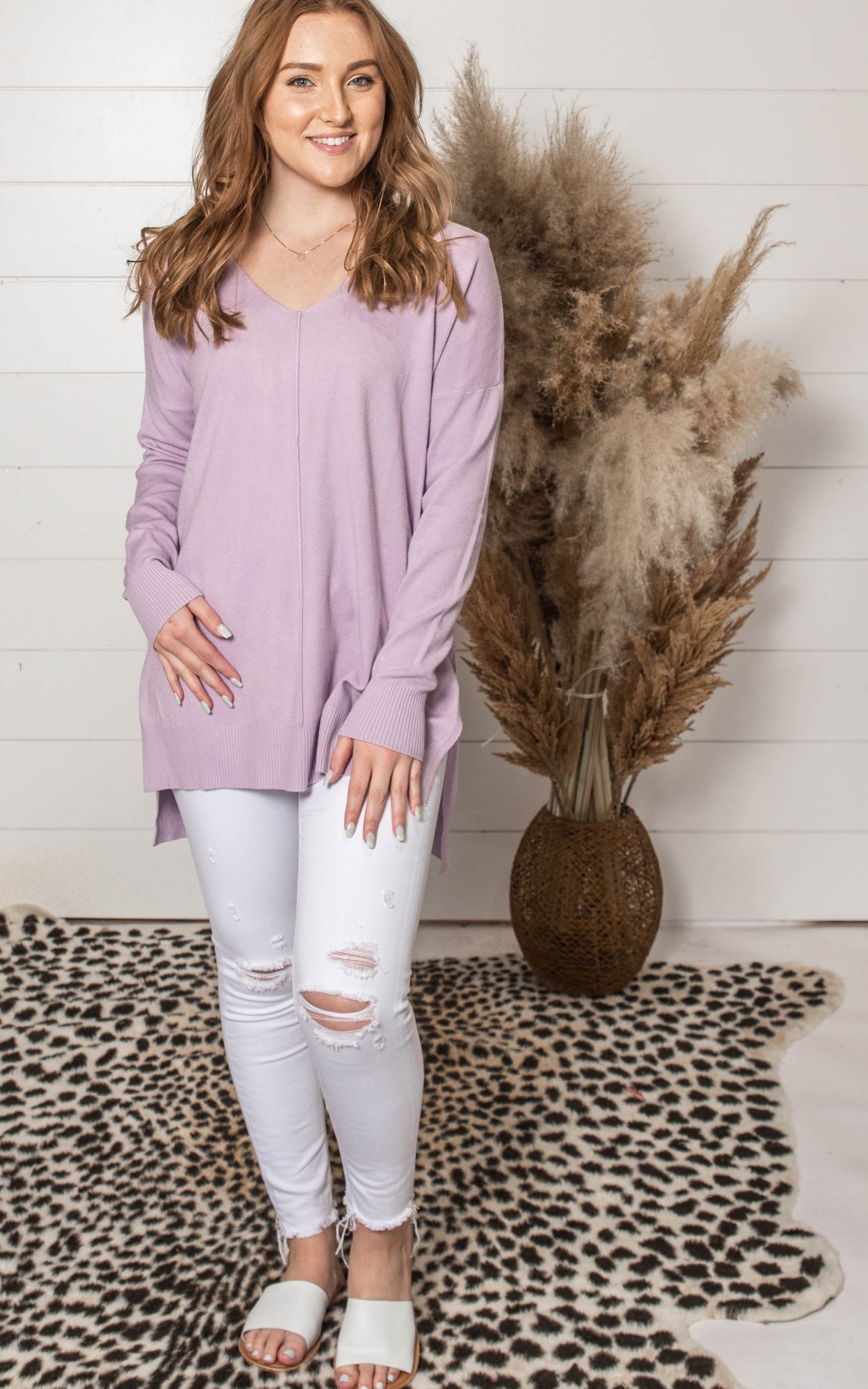 The Natalie Everyday V-Neck Tunic - Final Sale