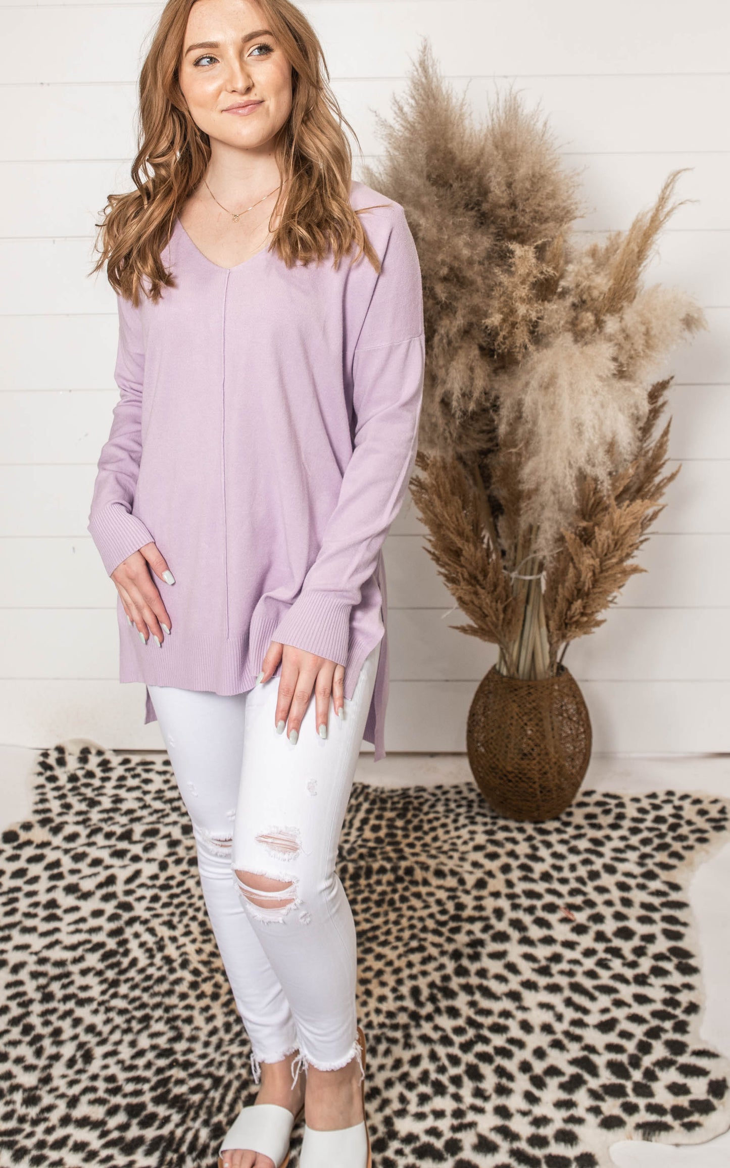 The Natalie Everyday V-Neck Tunic - Final Sale