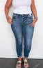 MidRise Clean Boyfriend Jeans- Judy Blue