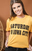 saturday in iowa city tee