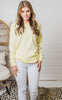 yellow long sleeve top 