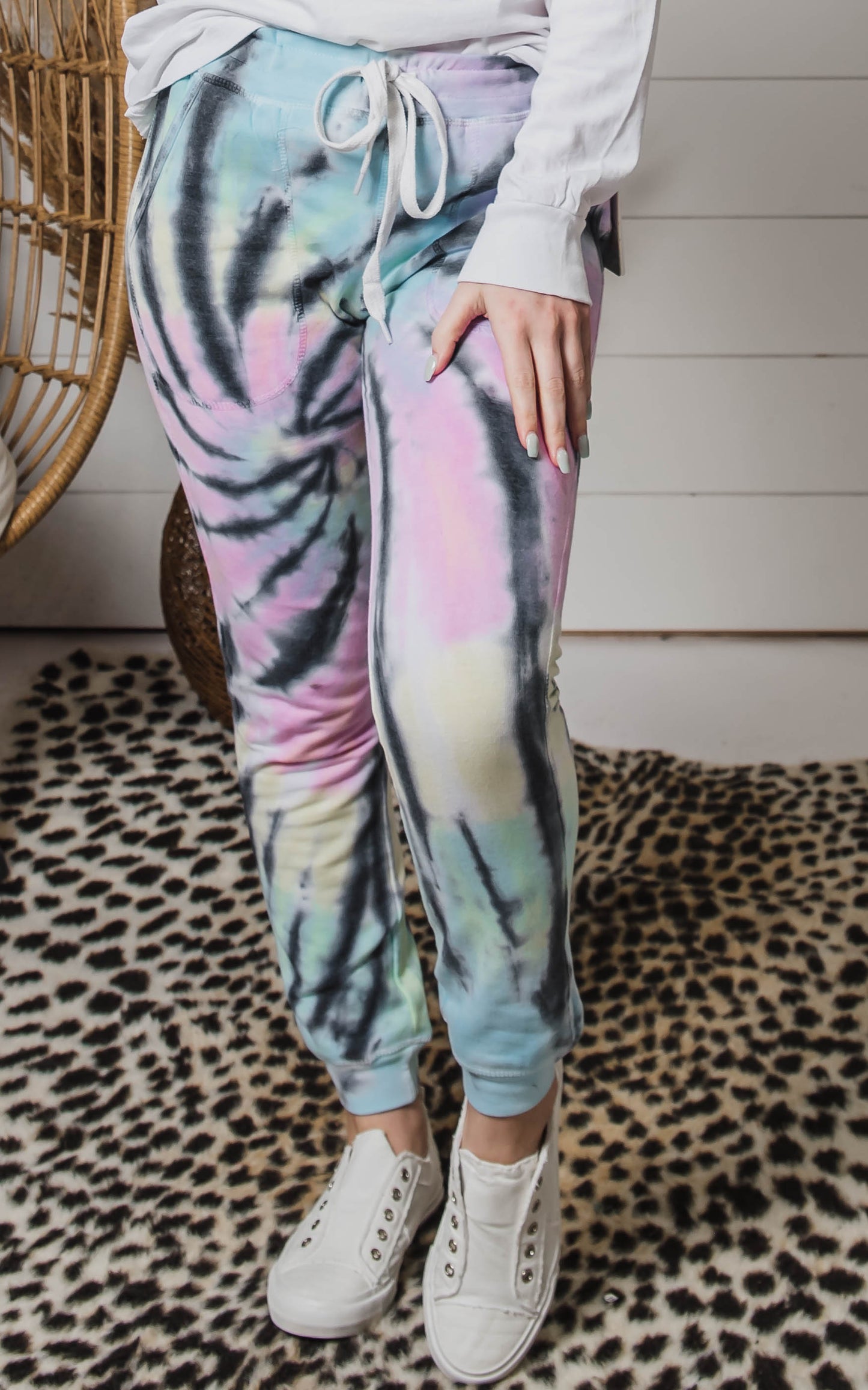 tie dye pastel joggers