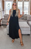 Black Sleeveless Maxi Dress