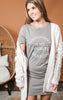 fall casual t-shirt dress