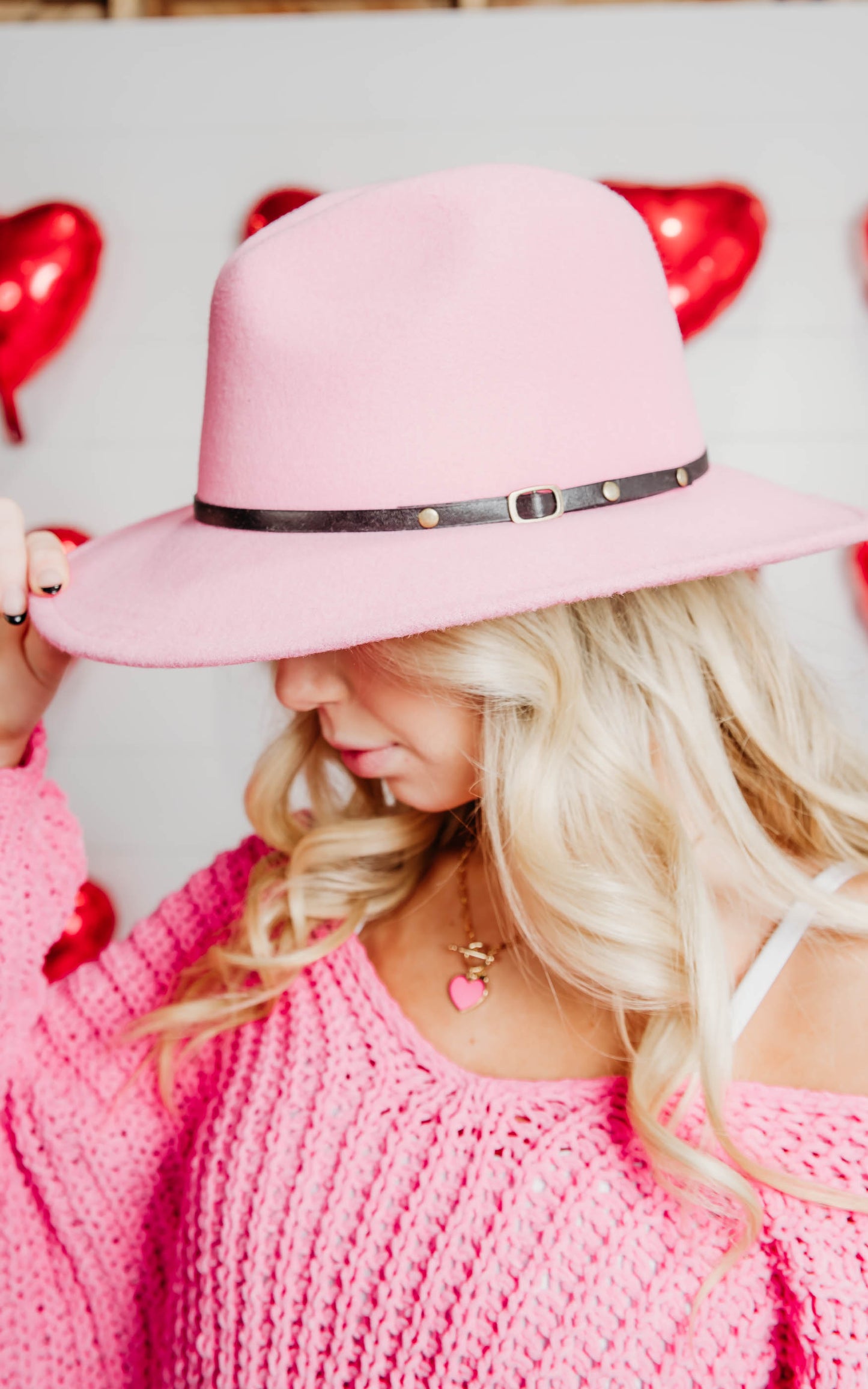 pink panama hat 