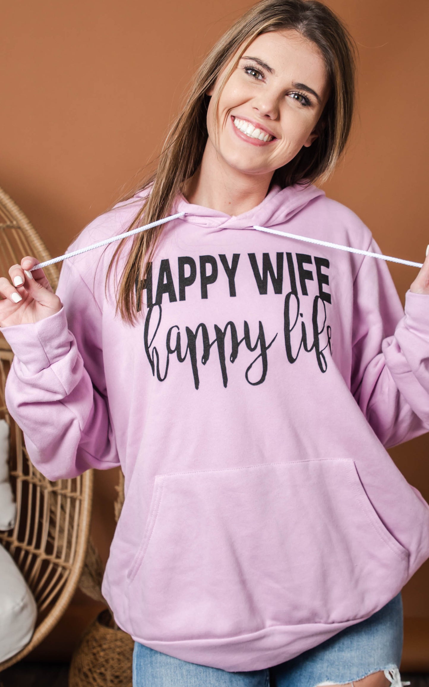 Happy Wife Happy Life Hoodie**