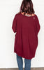 Oversized V-Neck Tunic Top - Final Sale*