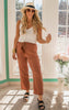 CLAY DRAWSTRING POCKET PANTS