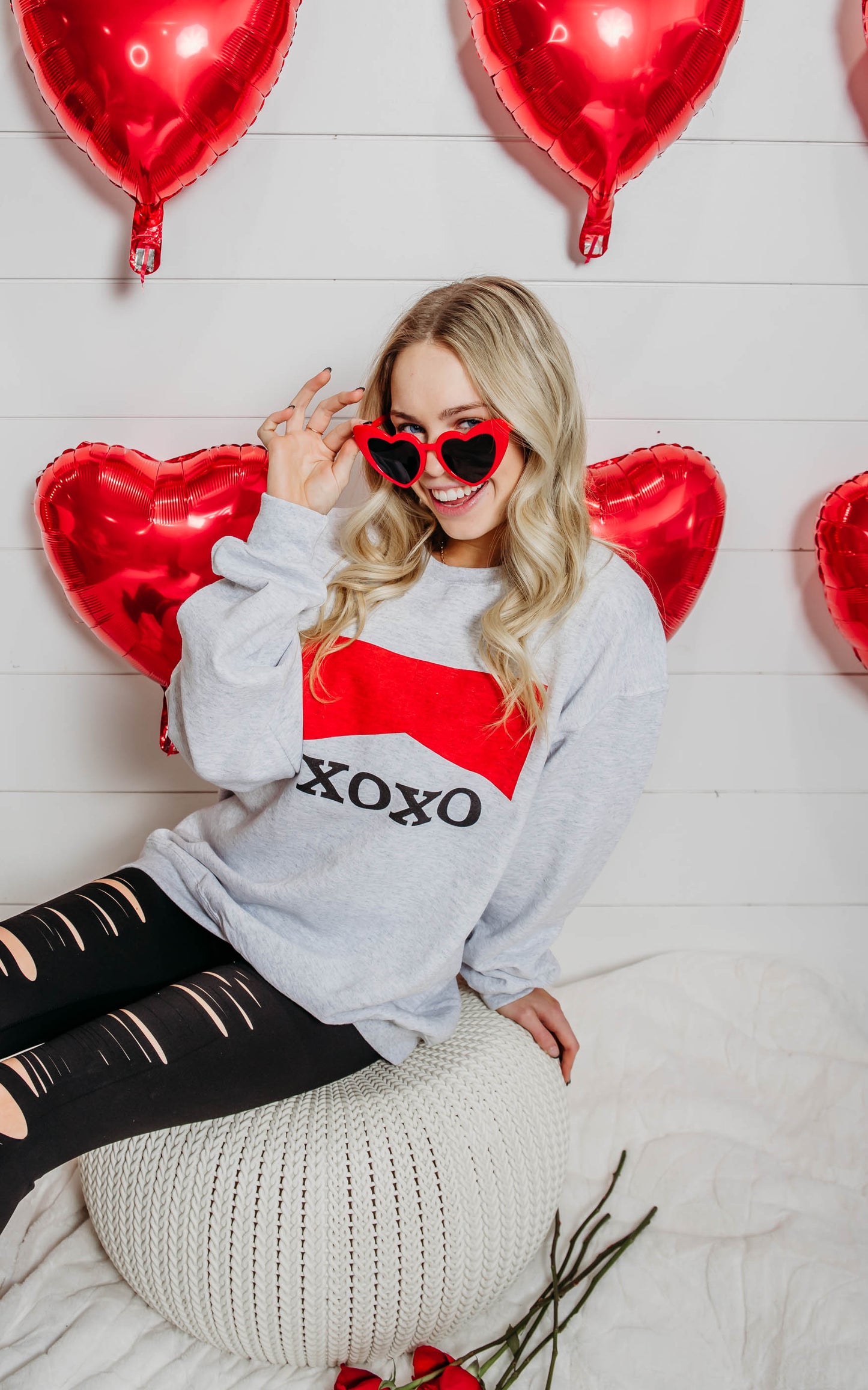 XOXO Valentine Crewneck** - Final Sale