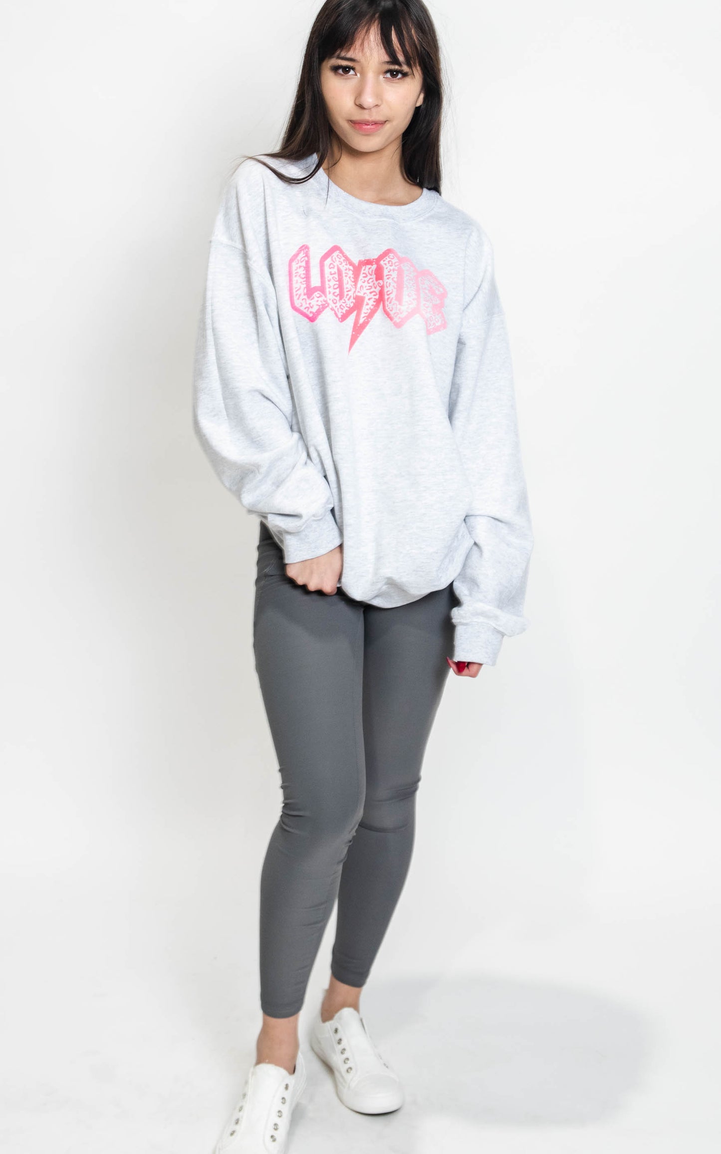 love band graphic sweatshirt 