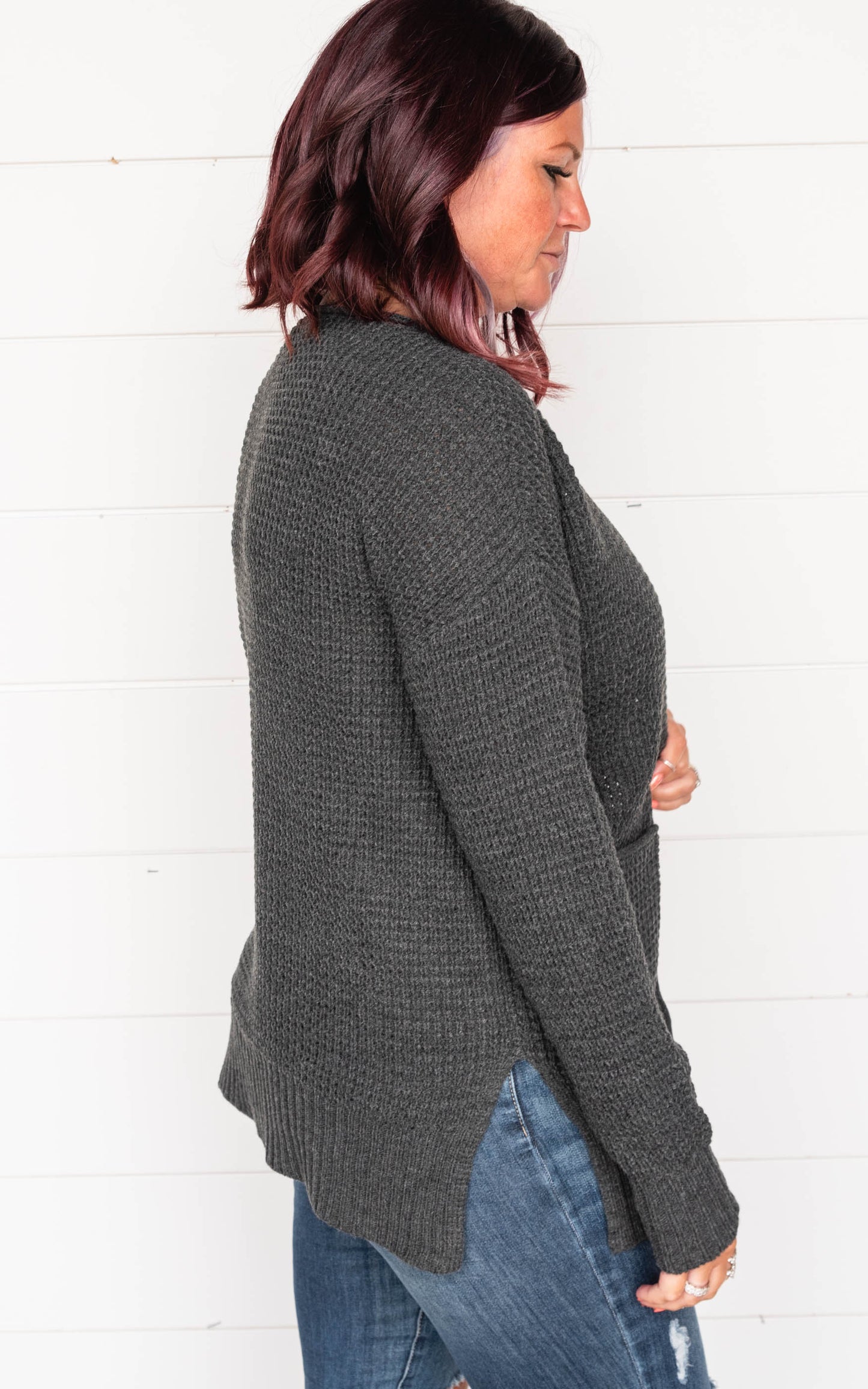 Waffle Knit Cardigan - Part 2 - Final Sale