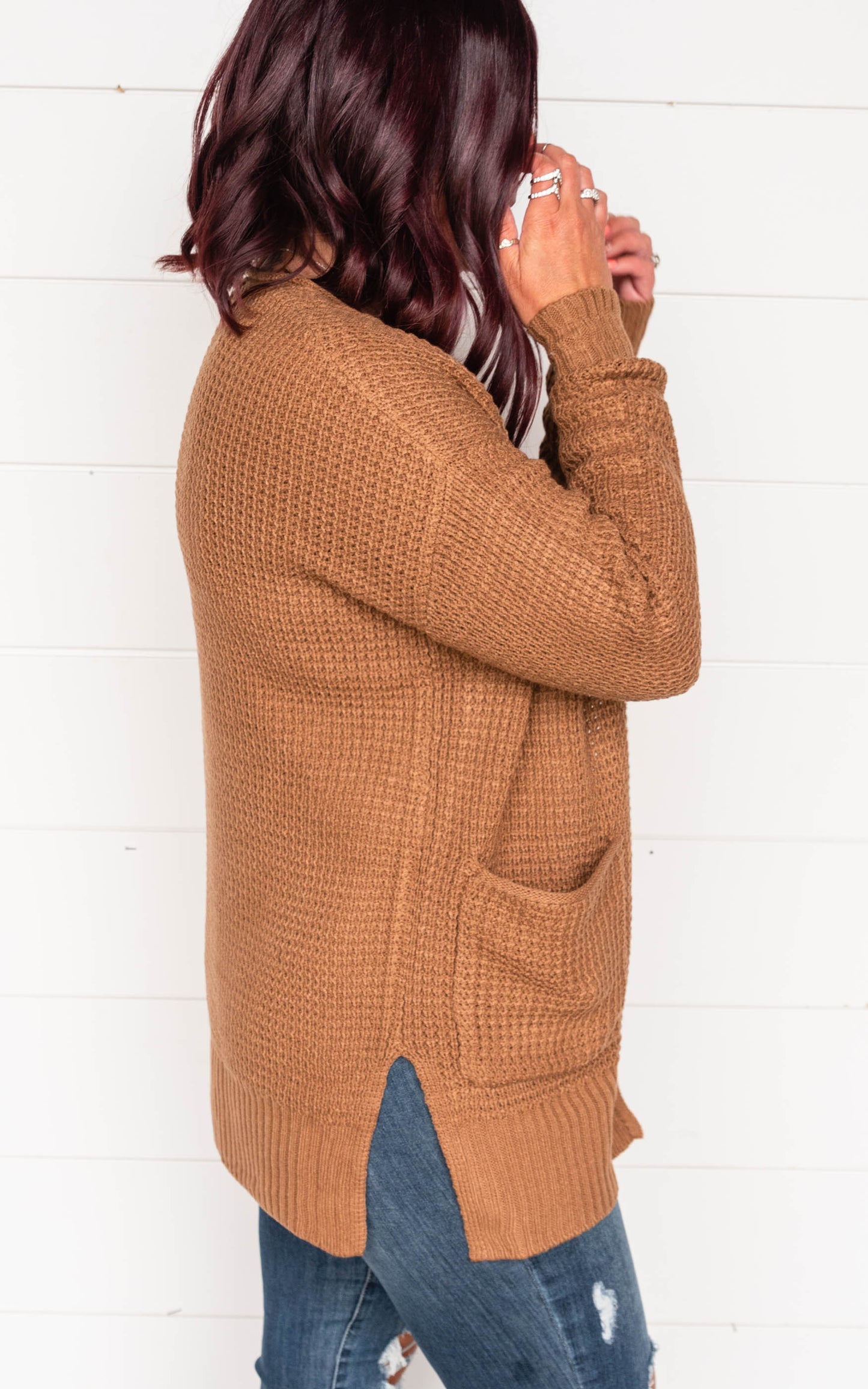 Waffle Knit Cardigan - Part 2 - Final Sale