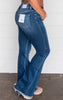 High Rise Super Flare Jeans - Vervet