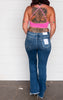 High Rise Super Flare Jeans - Vervet