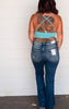 Until Then High Rise Vintage Flare Denim Jeans - Vervet | FINAL SALE