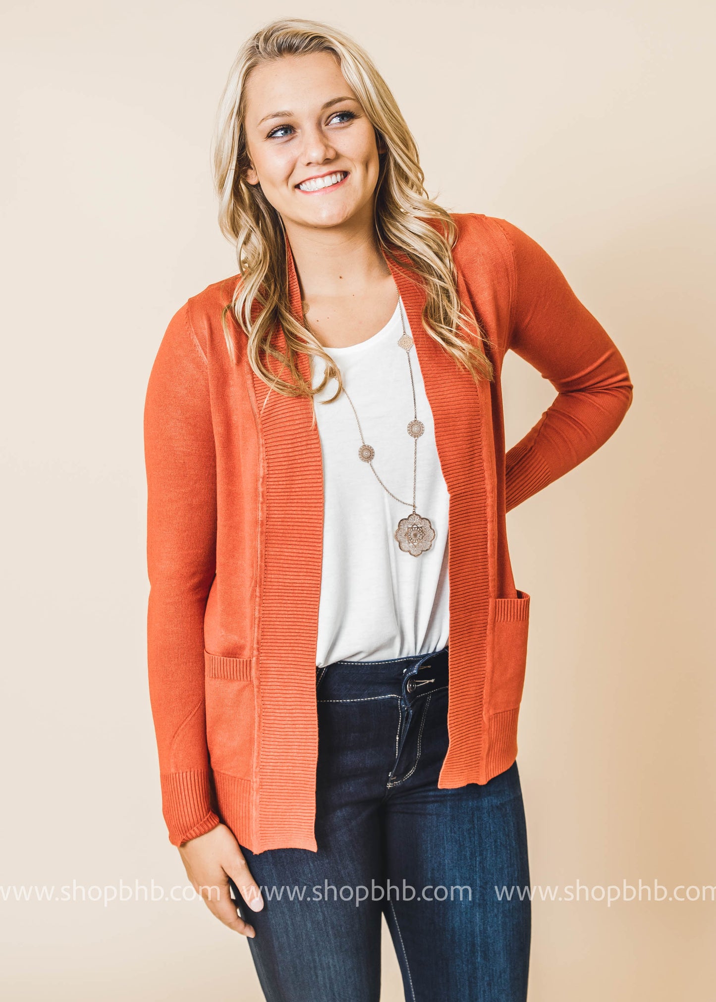 Favorite Boyfriend Cardigan Fall - Cielo - Final Sale