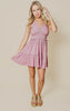 mauve halter dress