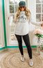 Just Call Me Mother of the Freaking Year Weekend Fleece Tunic** - Final Sale