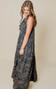 tropical navy maxi dress