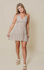 taupe halter dress