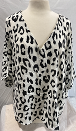 WHITE LEOPARD TUNIC