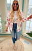 Blooming into Spring  Floral Corduroy Jacket by Andree by Unit