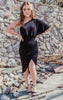 black off the shoulder dress 