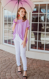 lilac blouse 