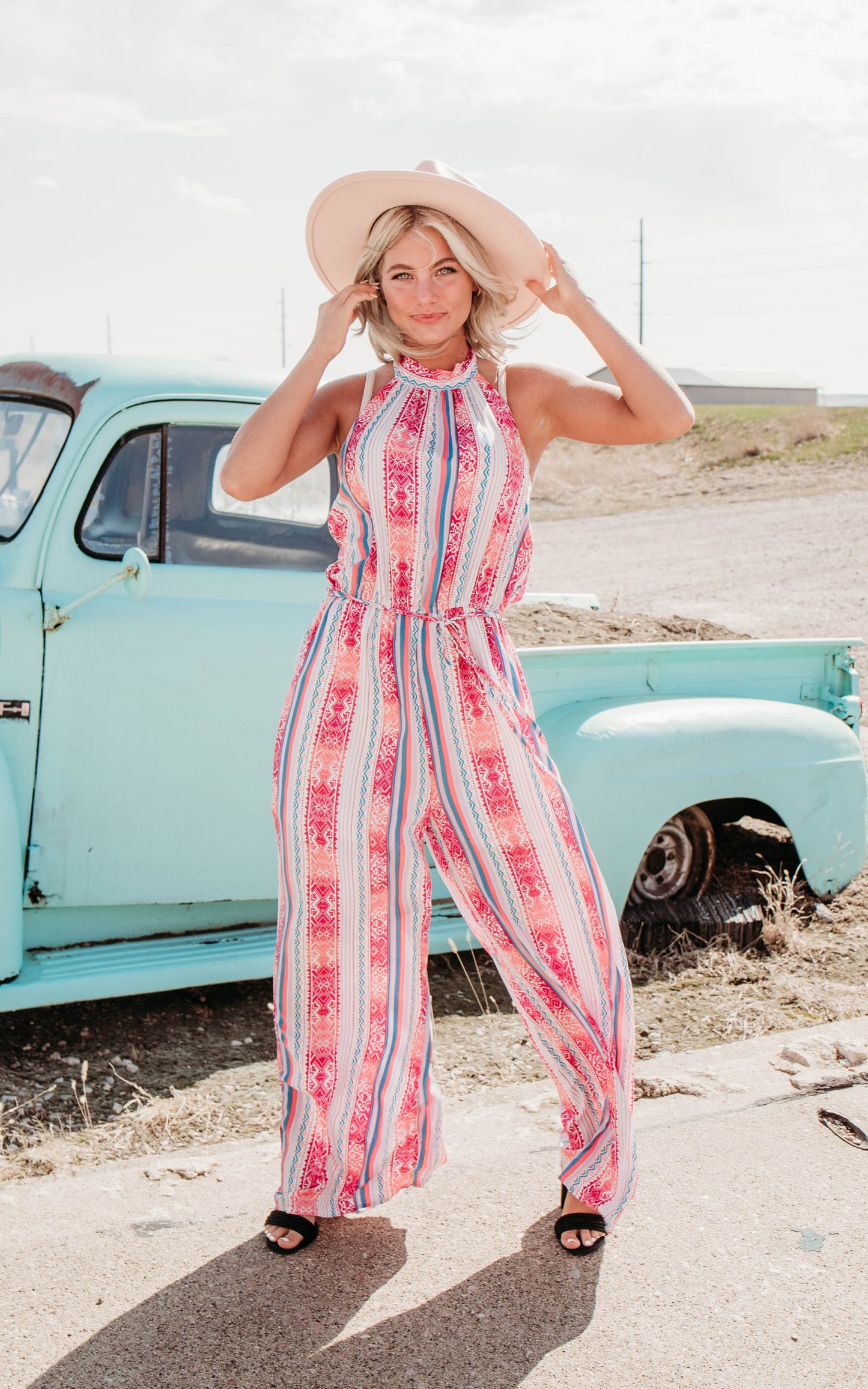 halter jumpsuit 