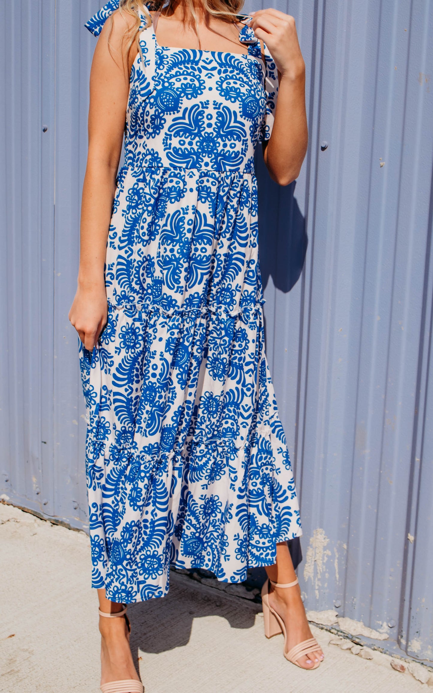 White Floral Dress