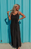 black maxi dress