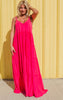 hot pink maxi dress