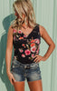 Floral Tank Bodysuit Top - Final Sale