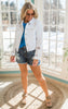 Classic Optic White Denim Jacket - Vervet