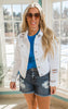 Classic Optic White Denim Jacket - Vervet