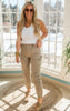 KHAKI High Rise Joggers - YMI