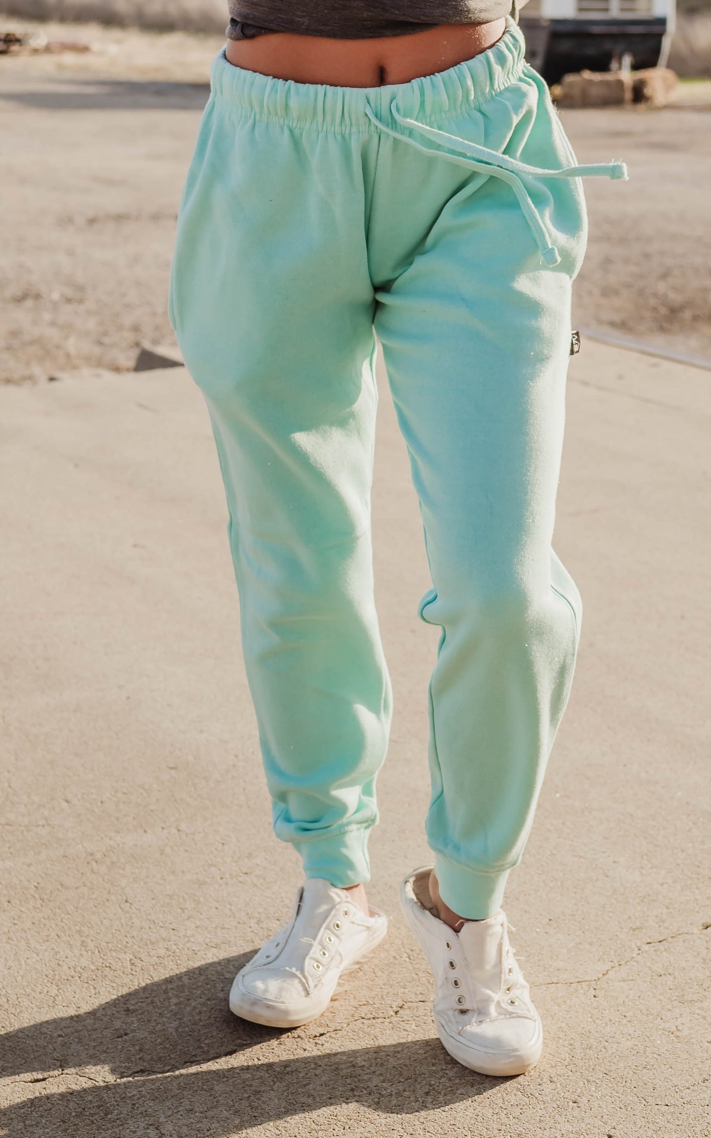 mint sweatpants