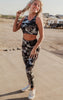 Jungle Camo Highwaist Leggings - Mono B - Final Sale