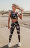 Jungle Camo Highwaist Leggings - Mono B - Final Sale