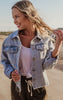 rhinestone denim jacket